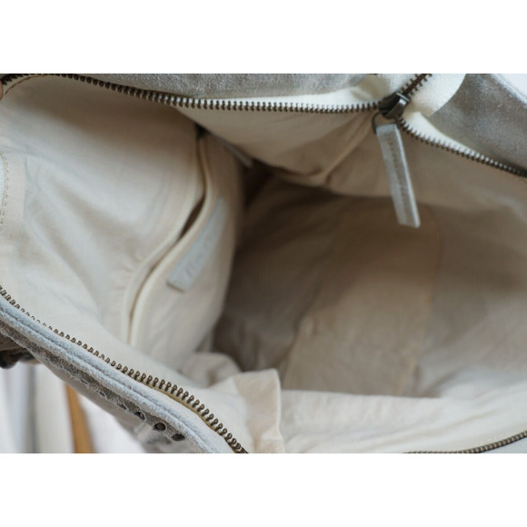 Free People Faye Distressed Tote Bag Leather And Suede - Picture 11 of 11